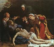 The Dead Christ Mourned Annibale Carracci